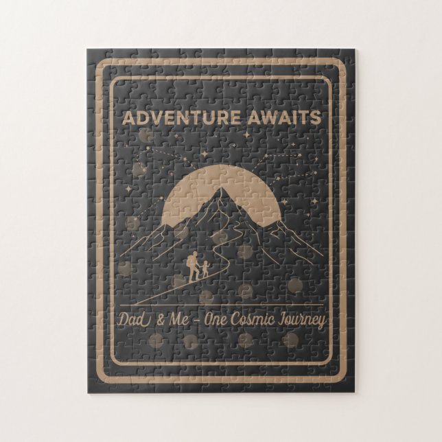Cosmic Dad & Me Adventure Pussel (Vertikal)