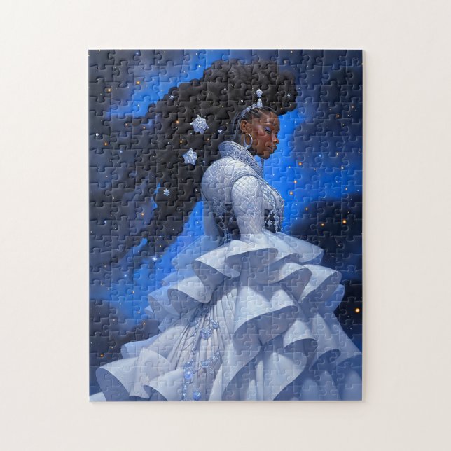 Cosmic Dam African American Fantasy Art Pussel (Vertikal)