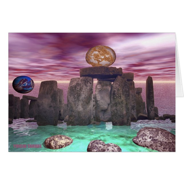 Cosmic Dance 3 Hälsningskort (Framsidan Horizontal)