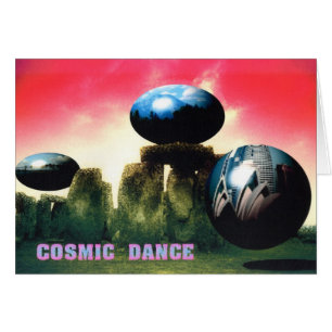 Cosmic Dance Hälsningskort