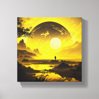Cosmic Dawn Canvastryck