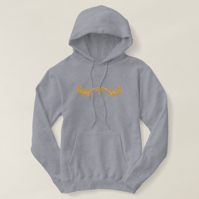 Cosmic Design Gold Galaxy   T Shirt (Design framsida)