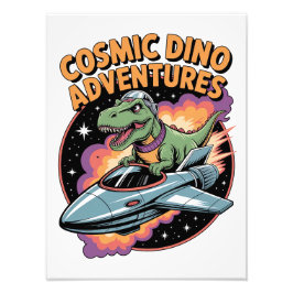 Cosmic Dino Äventyr Fototryck