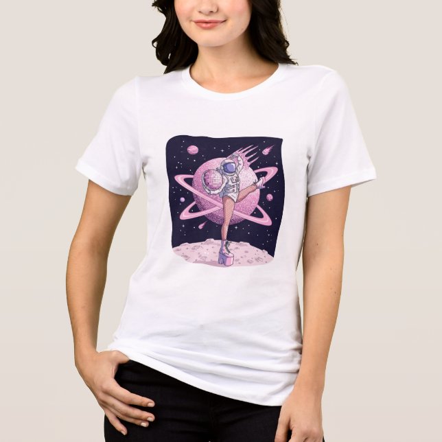 Cosmic Disco Astronaut Tee 💫 💖 (Framsida)