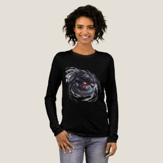 Cosmic Dragon Fantasy Långärmad T-Shirt
