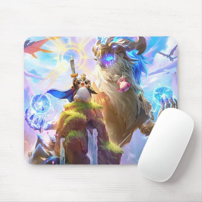 Cosmic Dragon Gaming Mousepad | Anpassade Musmatta (Med mus)