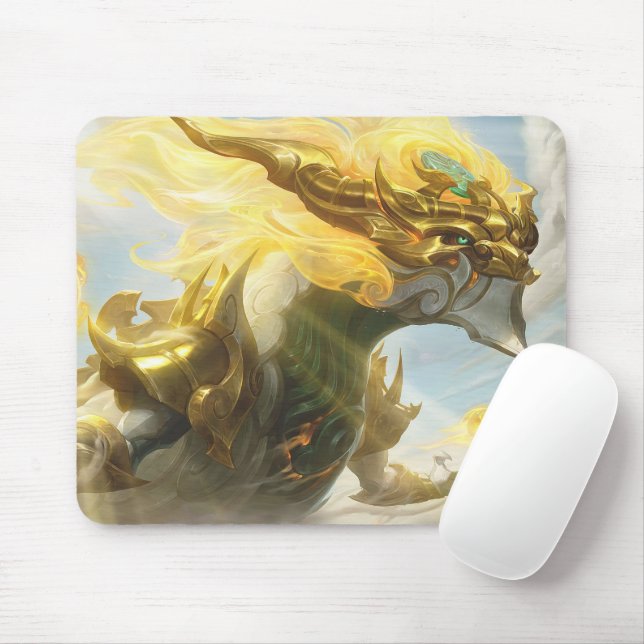 Cosmic Dragon Gaming Mousepad | Anpassade Musmatta (Med mus)
