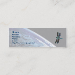 Cosmic Dragonfly, mall Mini Visitkort