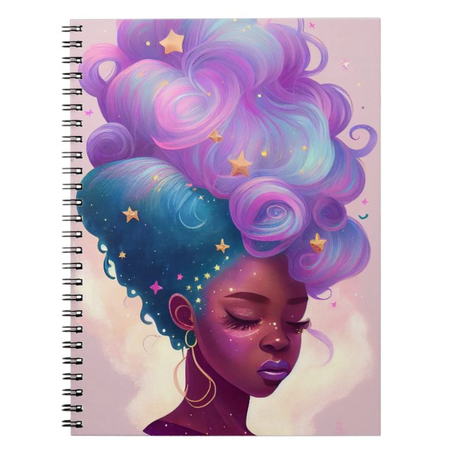 Cosmic Dream Goddess anteckningsbok (Framsidan)