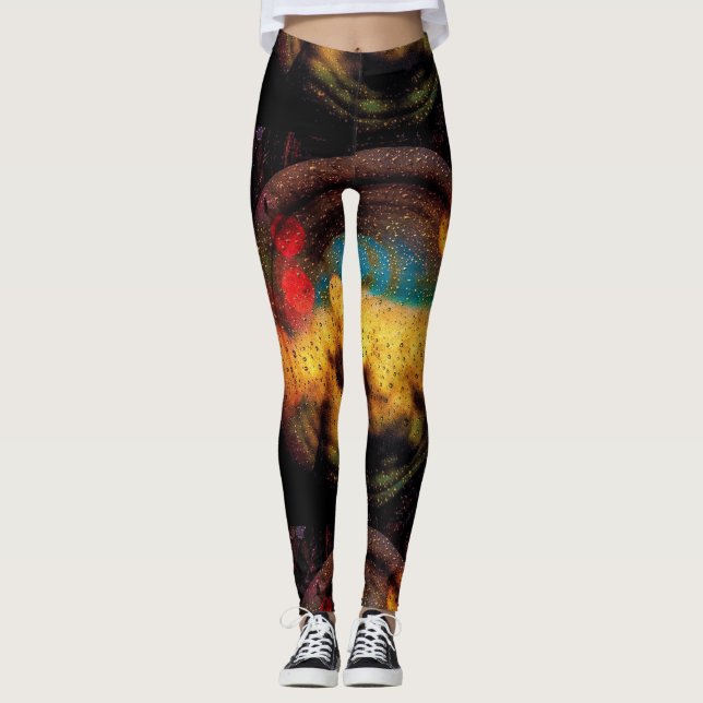 Cosmic Dream i primärt Färg Leggings (Framsida)