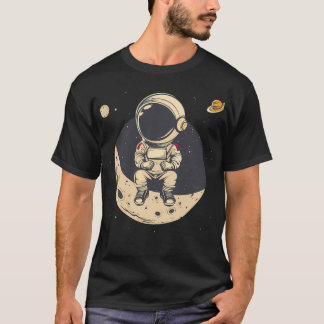 Cosmic Dreams Astronaut Äventyr in Space Explorer T Shirt