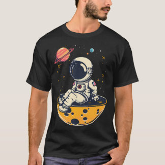 Cosmic Dreams Astronaut Äventyr in Space Explorer T Shirt