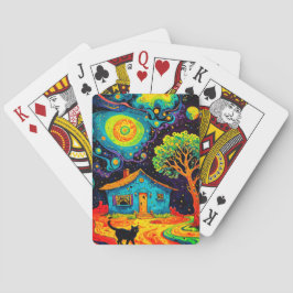 "Cosmic Dreamscape: Mystical Night" Casinokort