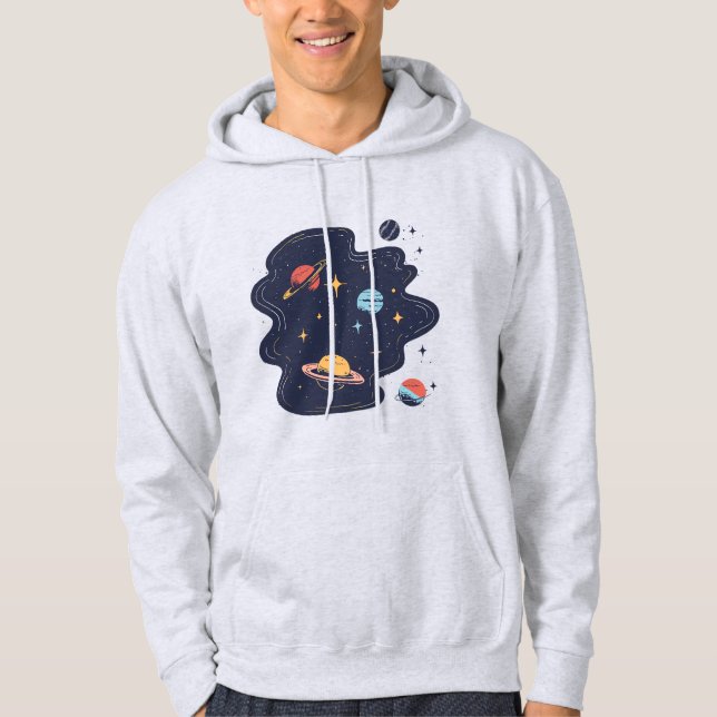 Cosmic Drift Hoodie (Framsida)