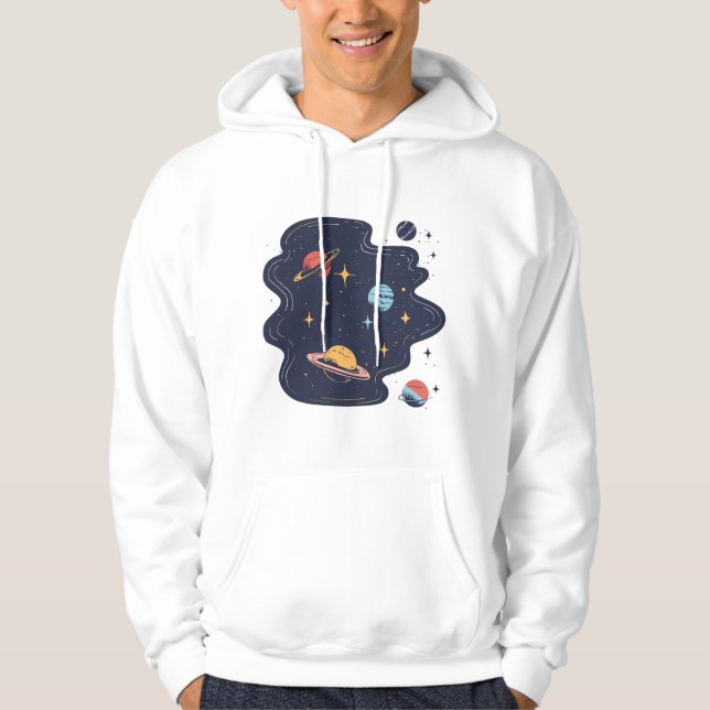 Cosmic Drift Hoodie (Framsida)
