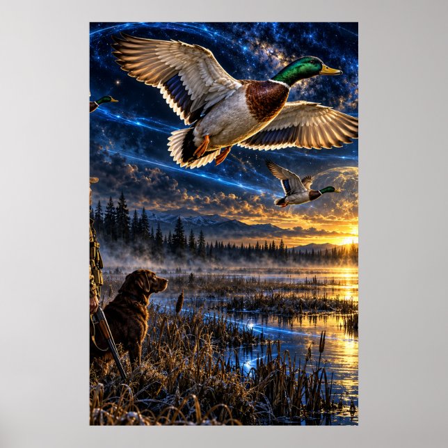Cosmic Duck Hunter-affisch Poster (Framsidan)