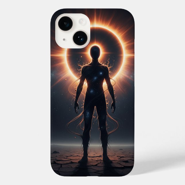 Cosmic Eclipse iPhone 14 Fodral Celestial Body (Baksida)