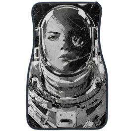 Cosmic Elegance: Girl Astronaut Bilmatta