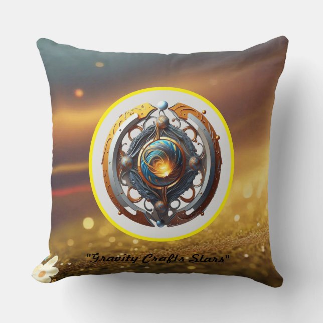 "Cosmic Embryo" Kudde (Framsida)