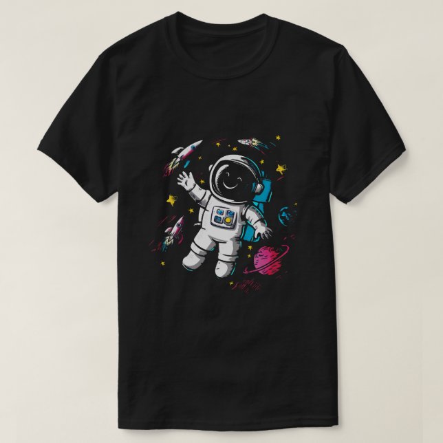 Cosmic Explorer T Shirt (Design framsida)