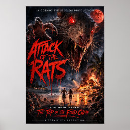 Cosmic Eye – Beach Apocalypse Horror Poster