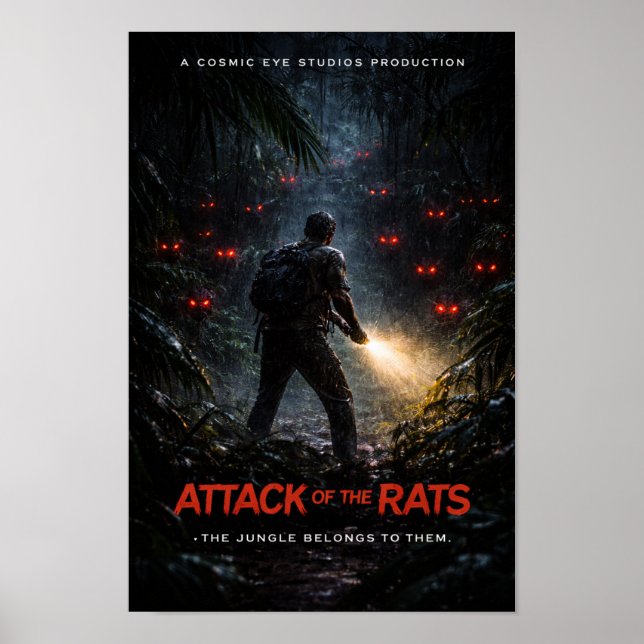Cosmic Eye – Djungel Survival Skräck Poster (Framsidan)