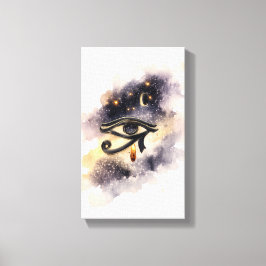 Cosmic Eye of Horus Ancient Egyptian Symbol Canvastryck