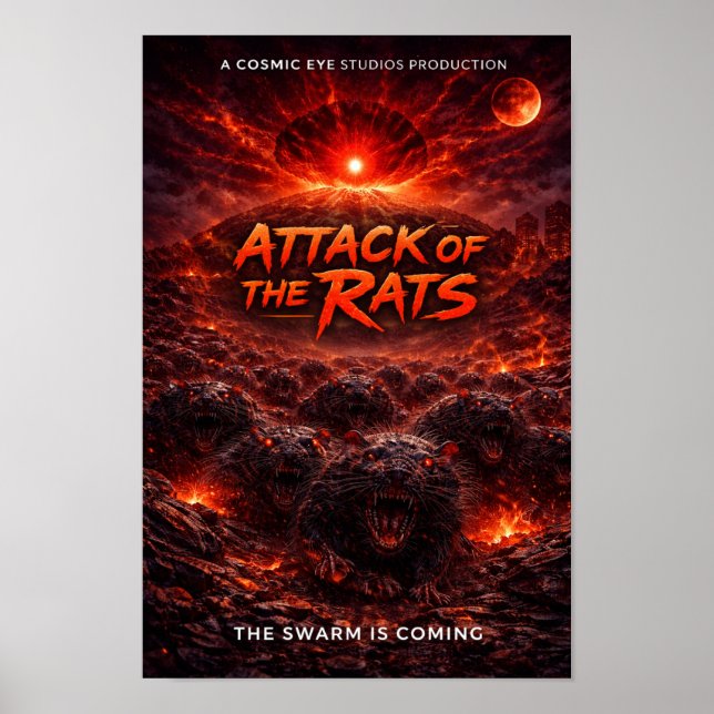 Cosmic Eye™ — The Swarm Is Coming  Poster (Framsidan)