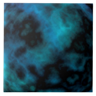 Cosmic Faux Blue Marble Kakelplatta