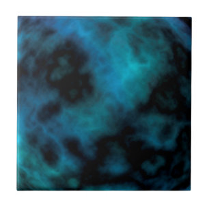 Cosmic Faux Blue Marble Kakelplatta