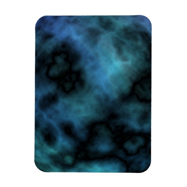 Cosmic Faux Blue Marble Magnet (Vertikal)