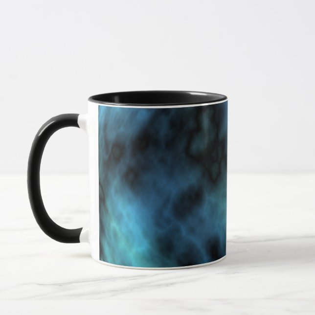 Cosmic Faux Blue Marble Mugg (Vänster)