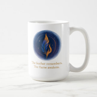 Cosmic Feather Kaffemugg