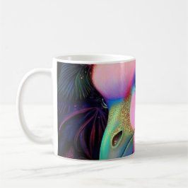 Cosmic Flamingo Queen Kaffemugg