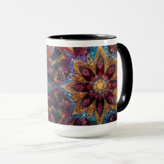 Cosmic Floral – Galaxy-Inspired Mug Mugg