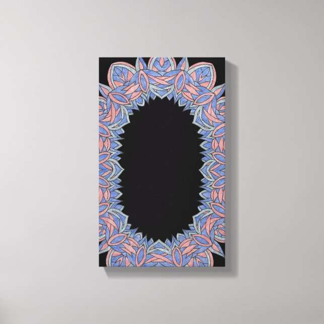 Cosmic Flow  Abstract Galaxy-Inspired Canvas (Framsida)