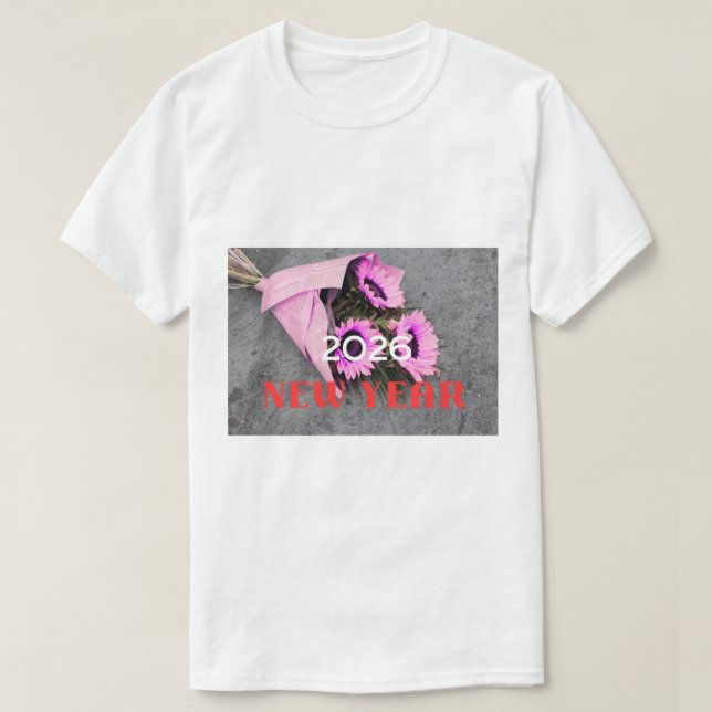 Cosmic Flower Galaxy Nature  T Shirt (Design framsida)