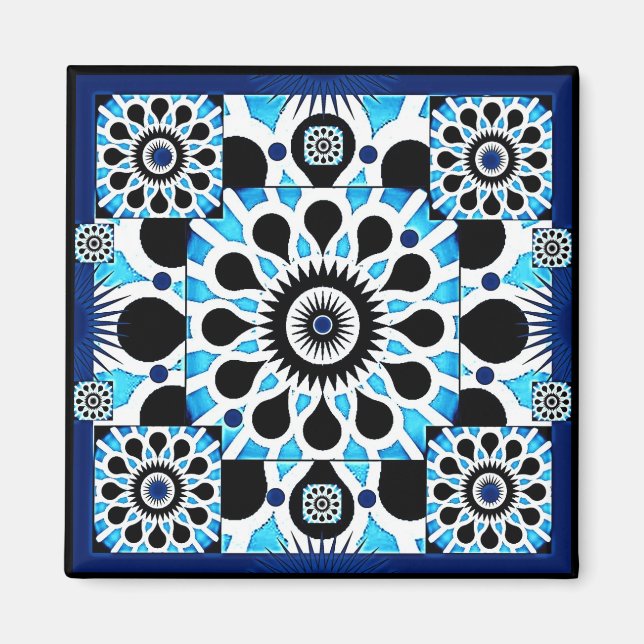 Cosmic Flowers III Magnet (Framsidan)