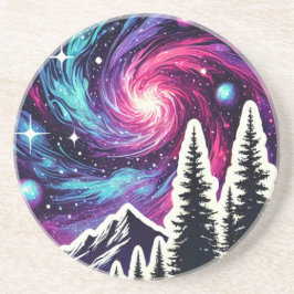 Cosmic Forest: Galaxy Meets Nature Underlägg