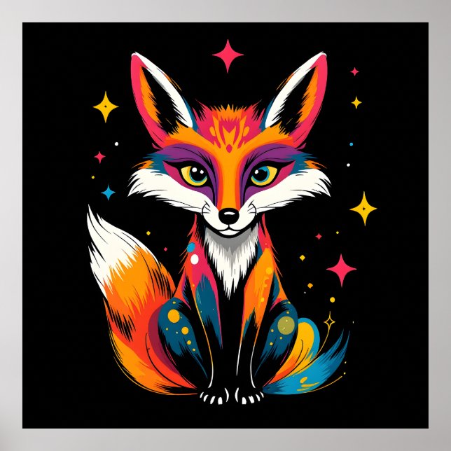 Cosmic Fox Poster (Framsidan)