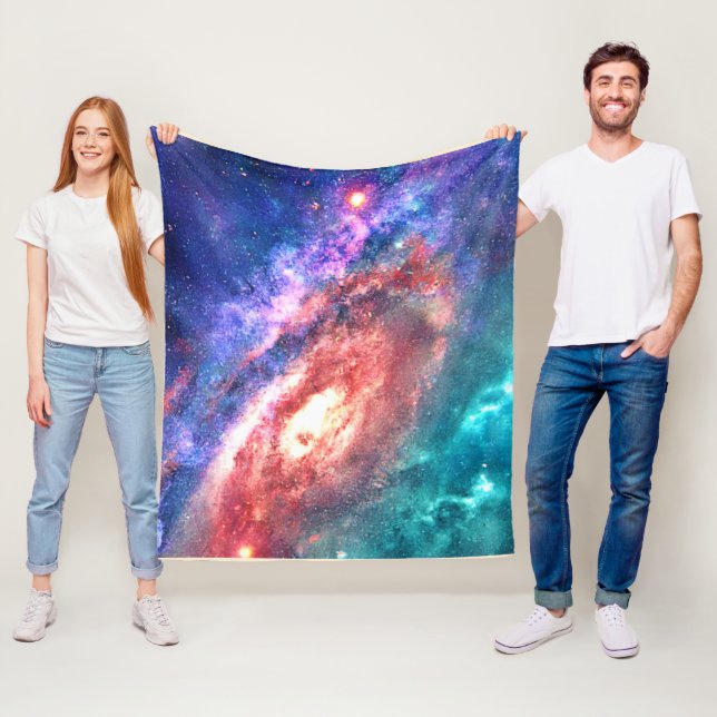 Cosmic Galaxy Dream Art Fleecefilt (På plats)