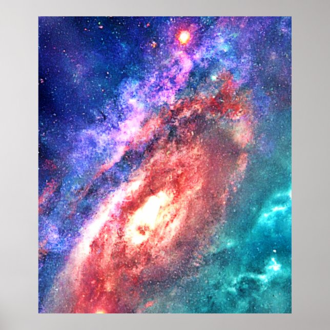 Cosmic Galaxy Dream Art Poster (Framsidan)