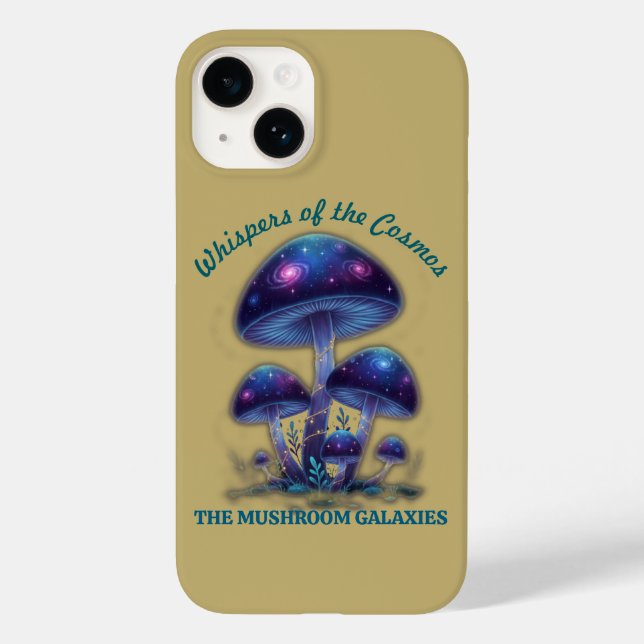 Cosmic Galaxy Mushrooms • Whimsical Fantasy Fungi  (Baksida)