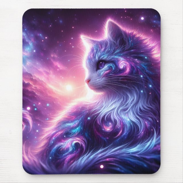 Cosmic Galaxy Mystical Feline Celestial Musmatta (Framsidan)