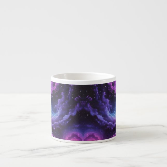 Cosmic Galaxy Nebula Abstract Space Art Design Espressomugg (Framsidan)