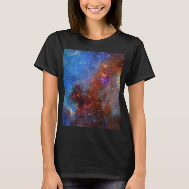 Cosmic Galaxy Nebula Plus Storlek Sweat Shirt Tee (Framsida)