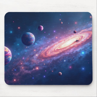 Cosmic Galaxy Space Art Mousepad Musmatta