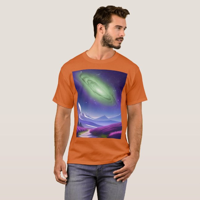 Cosmic Galaxy T-Shirt (Hel framsida)