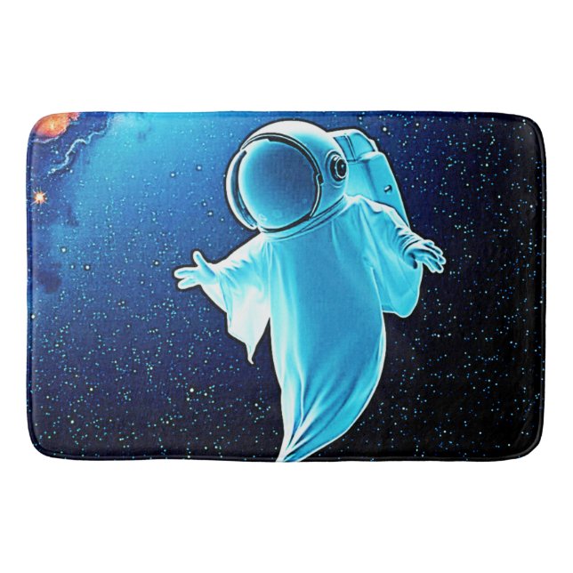 Cosmic Ghost i rymddesign Badrumsmatta (Framsidan)