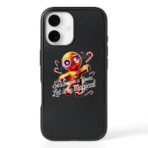 Cosmic Gingerbread iPhone Case Magical Holiday Gif